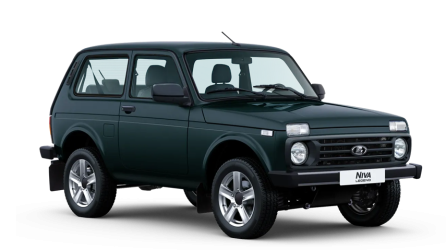 Темно-зеленая LADA Niva Legend 3 дверная