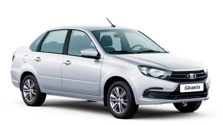 Белая LADA Granta Седан