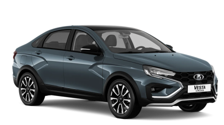 Серебристо-темная LADA Vesta Cross [Кросс]