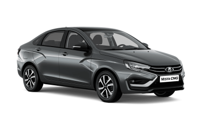 Темно-серая LADA Vesta CNG [Битопливная]