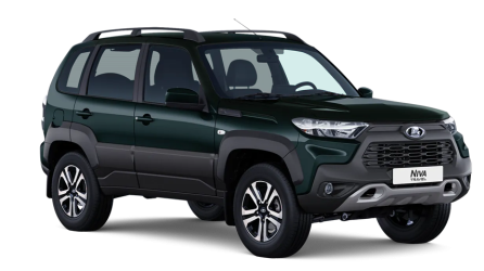 Темно-зеленая LADA Niva Travel
