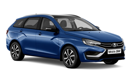 Синяя LADA Vesta SW [Универсал]